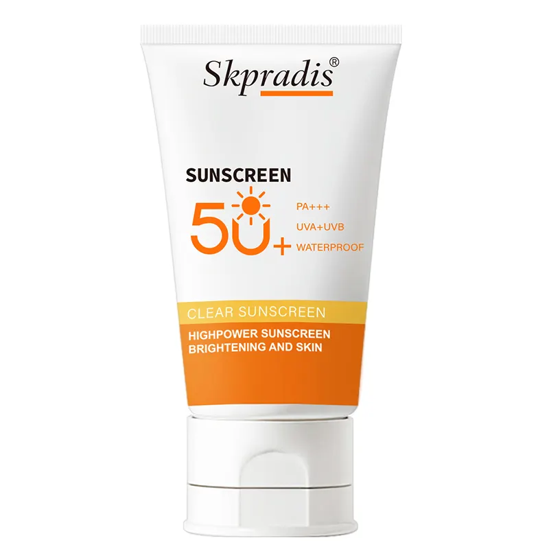 2024 Hot Selling Fabriek Groothandel 50G Vier Seizoen Zonnebrandcrème Spf 50 Pa Uva Uvb Langdurig Waterdicht Voor Buiten