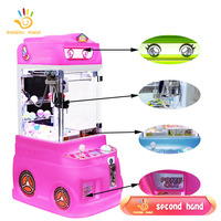 Máquina de Juego de Grúa con Garra de Camión de Bomberos Electrónica Mini Golden Hand, Simulador, 120W 110-240V, Enchufe de EE. UU. para Centros de Entretenimiento