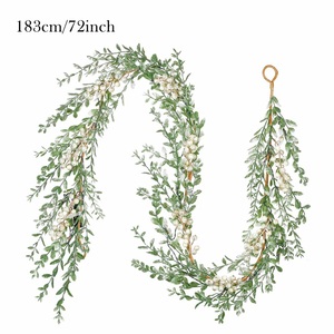 Eaglecadeaux Offre Spéciale petite branche d'arbre en gros baies blanches Olive guirlande artificielle de noël - Product Image 2