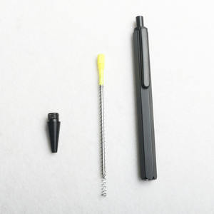 Luxeホテル広告六角形ボールペンスタイリッシュなブラックシルバーメッキユーティリティプレミアム金属アルミプロモーションペンロゴクリップ付き - Product Image 4