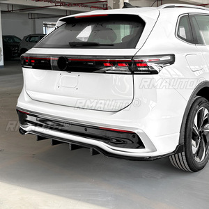 For VW Tiguan MK3 2024+ Body Kit Bumper Protector Rear Bumper Splitter Rear Bumper Spoiler <b>Diffuser</b> Cover <b>Car</b> Accessories - Product Image 5