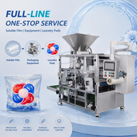 Machine de remplissage et d'emballage de poudre Polyva Lessive liquide Remplissage automatique de dosettes formant la machine de scellage Système FFS fourni