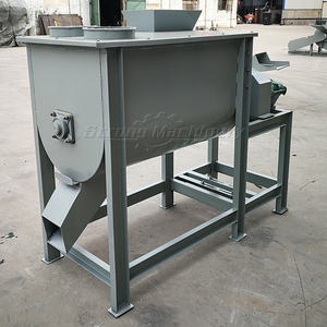 Mezcladores de alimentación Horizontal para ganado de 1 tonelada a la venta, mezclador de alimentación de ovejas y vacas de cinta eléctrica, máquina mezcladora de alimentación Horizontal para aves de corral - Product Image 3