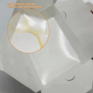 Cajas de Papel Portátiles Personalizadas de Grado Alimenticio para Comida Rápida para Llevar, Empaque para Hot Dogs, Pollo Frito y Hamburguesas - Product Image 4