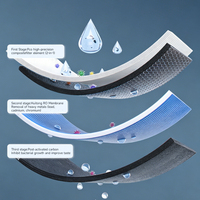 Système de filtration d'eau domestique RO à haut débit 600G, sans réservoir sous évier, avec surveillance intelligente du TDS et indicateur de durée de vie du filtre de 12 mois