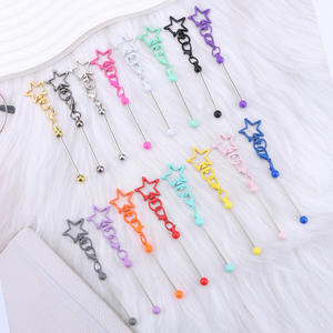 Componenti all'ingrosso per la creazione di gioielli fai da te: Moschettone in lega con gancio per chiavi e portachiavi in metallo placcato - Product Image 4