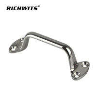 Poignée de levage de bateau en acier inoxydable de qualité marine 304 316 de 6 pouces, main courante polie antidérapante pour pont, nouveaux accessoires de quincaillerie de sécurité