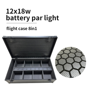 12X18W RGBWUV <b>Battery</b> Par Light DMXControl IP65 - Product Image 6
