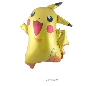 Nuovo design grande gonfiabile Pikachu Go palloncino in lamina di elio cartone animato a forma di animale lamina palloncino per la decorazione del partito