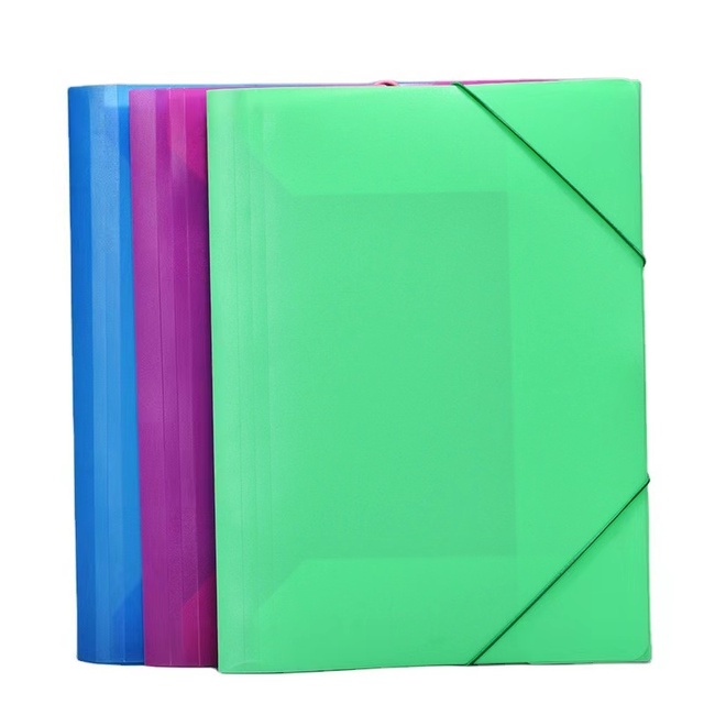 Office Stationery Plastics File Folder Hot Sale   pp File Folder With Elastic Closures