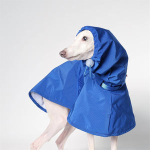 Qiqu diseñador personalizado lujo italiano <span class=keywords><strong>galgo</strong></span> impermeable 00% impermeable a prueba de viento estilo moderno Lima punzón hecho poliéster duradero - Product Image 2