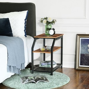 Mesa de Centro Moderna en Forma de C, de Metal y Madera, Estilo Lujoso, Mesa Auxiliar, Mesa Consola para Sala de Estar, Muebles para el Hogar, <span class=keywords><strong>Chicon</strong></span> CHSD01 - Product Image 5