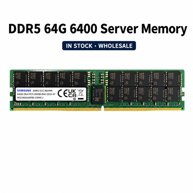 Enterprise 64GB DDR5 ECC RDIMM Server Memory RAM D Ell PowerEdge 5600MHz 6400MHz