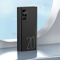 Chargeur portable ultra-fin 22,5W haute capacité 5V 20000mAh, charge ultra-rapide, motif personnalisé, micro USB 5W