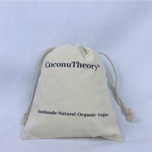 Custom Printed Eco-Friendly Organic Muslin Cotton Pouch Bag Recyclable for <b>Rings</b> Earrings Gifts - Product Image 5