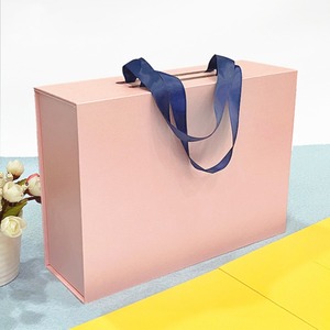 Customized gift <b>boxes</b> from the source manufacturer, ribbon folding gift <b>boxes</b>, portable gift <b>boxes</b>, folding <b>paper</b> <b>boxes</b> - Product Image 6