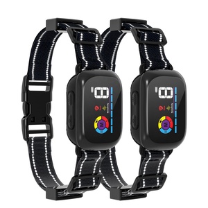 Pantalla LCD mejorada, recargable, automática, IP67, resistente al agua, pitido, choque, <span class=keywords><strong>collar</strong></span> antiladridos, dispositivo de Control sin ladridos para perros - Product Image 1