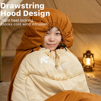 Sac de couchage portable OEM ODM pour adulte, léger, imperméable, type enveloppe, pour le camping en plein air, les voyages, vente en gros