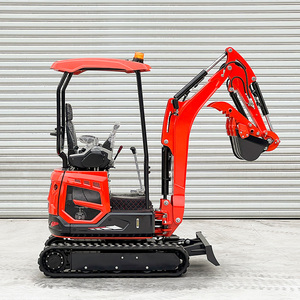 Envío gratis certificado CE/EPA China barato pequeño excavadora venta al por mayor Micro compacto Mini excavadora 1 tonelada 1,8 toneladas precios para la venta - Product Image 3
