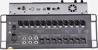Console de mixage audio numérique professionnelle T-12 pour montage en rack avec USB et effets