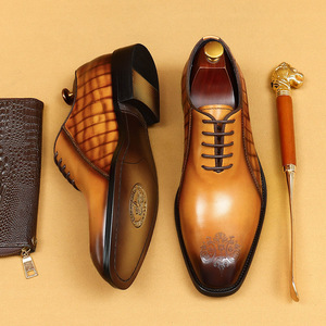 Nouvelle robe élégante - Chaussures habillées en cuir de haute qualité pour hommes pour les occasions professionnelles - Product Image 2