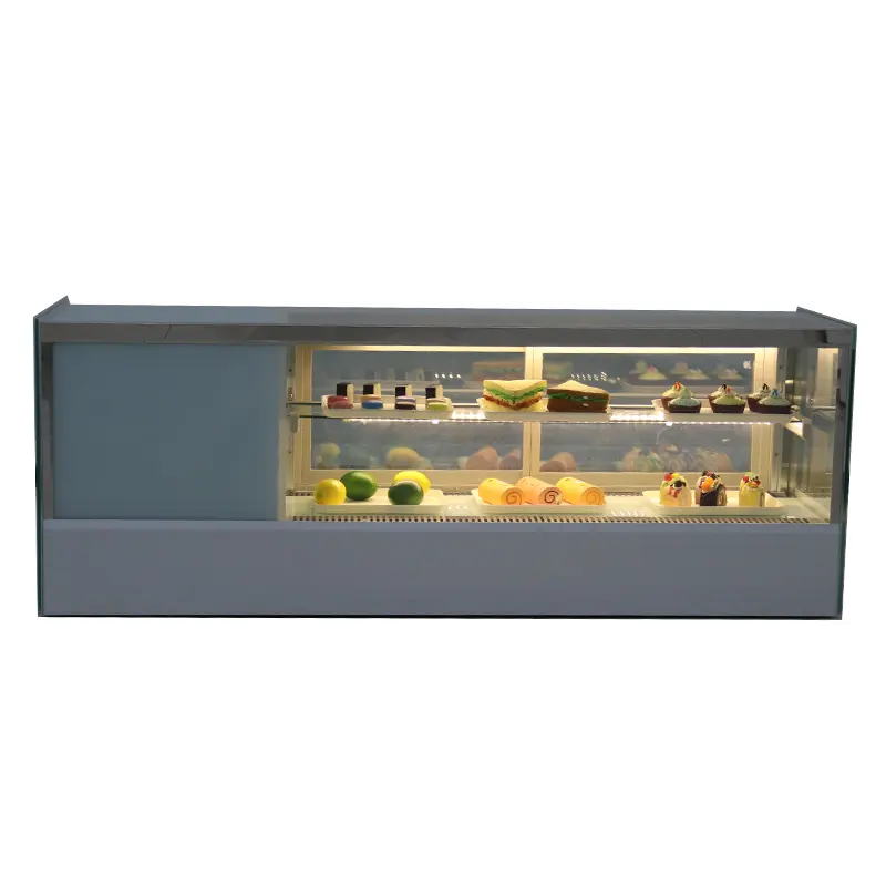 Wuowon-présentoir glacière pour bureau pour sushis, rafraîchissement de l'air, affichage pour réfrigérateur, vitrine refroidisseur à gâteaux