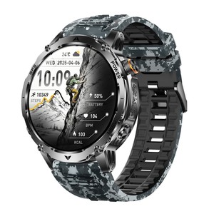 นาฬิกาอัจฉริยะ <span class=keywords><strong>AK102</strong></span> รองรับการโทรผ่านบลูทูธ ตรวจสอบสุขภาพ แจ้งเตือนข้อความ แบตเตอรี่ขนาดใหญ่ นาฬิกาสปอร์ตกลางแจ้งสำหรับผู้ชาย - Product Image 5
