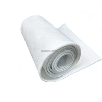 1mm 3mm Dickes 100% Polyester Nadelfilz Atmungsaktives Umweltfreundliches Weißes Filz Sublimationsbeständiges Hitzebeständiges Futtermaterial auf Rolle