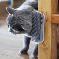 Brosse de toilettage pour chats PKY, brosse à poils pour animaux de compagnie, brosse à poils pour chats avec sangles, brosse à poils pour animaux de compagnie pour le coin du bureau