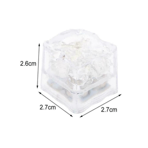 Miglior LED Glitter Glitter Glitter cubetto di ghiaccio veloce lento lampeggiante luci a LED cubetti di ghiaccio per feste Bar natale - Product Image 4