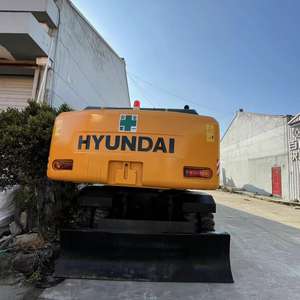 Hyundai R210-7 Mini pelle sur pneus d'occasion/seconde main avec des composants de noyau de moteur de pompe à moteur en bon état Prix compétitif - Product Image 6
