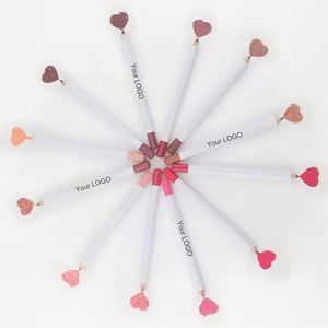 Ulikeke 3-en-1 Crème Eyeliner Végétalienne Imperméable Marron Foncé et Crayon à Lèvres Marque Privée en Gros - Product Image 1