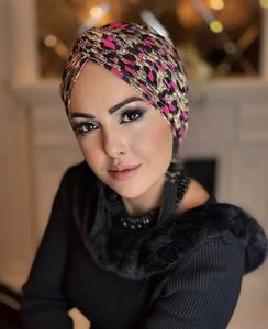 Turbante árabe musulmán <span class=keywords><strong>Hijab</strong></span> instantáneo de nuevo diseño, turbante <span class=keywords><strong>Hijab</strong></span> a rayas cosido para mujeres musulmanas de Malasia de colores mezclados - Product Image 1