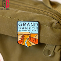15 ans d'usine personnalisé métal émail épinglette parc national du Grand Canyon épinglette à collectionner cadeau de voyage