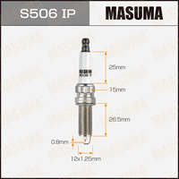 Bougie d'allumage S506IP MASUMA pour MITSUBISHI PAJERO SPORT 1.6L N13B16A A0041596403 A0041598103 12120034097