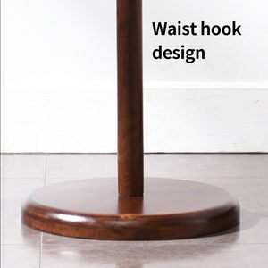 Soporte de abrigo de madera creativo de alto lujo para sala de estar dormitorio piso de madera maciza sombrero ropa colgante soporte de abrigo de calidad Premium - Product Image 6
