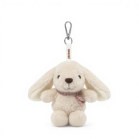Pendentif Lapin en Peluche Mignon 'Catch Fun' pour l'Exploration Forestière, Rembourré en Coton PP, Cadeau d'Anniversaire pour Fille, Porte-clés pour Sac à Dos