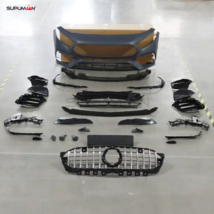 Kit de visage de pare-chocs arrière avant SPM pour accessoires de kit de carrosserie Mercedes benz w177 style <span class=keywords><strong>A45</strong></span> AMG Facelift 2019 2020 2021 <span class=keywords><strong>2022</strong></span> - Product Image 2