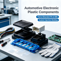 Componenti in Plastica Personalizzati OEM, Ignifughi in PA ABS, per Alloggiamenti Elettronici Auto, Supporti PCB, Connettori