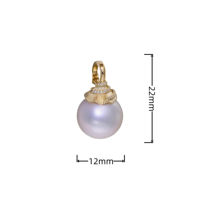 Collier pendentif NFC élégant avec perle d'imitation et carte de contrôle d'accès RFID 13,56 MHz, bijou cadeau pour elle
