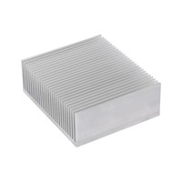 Services de découpe et de pliage de dissipateurs thermiques carrés standard en cuivre anodisé haute densité pour l'électronique de puissance et les équipements industriels