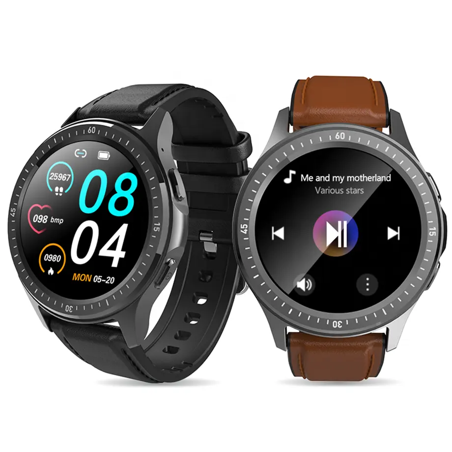 Neutrale Verpackung Passen Sie die Verpackung an. OEM Adult BT Smart Watch für den Einzelhandel mit Schritt zähler und Musik wiedergabe