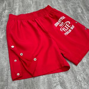 Custom Men's Casual Nylon <b>Short</b> <b>Pants</b> Manufacturer Side Button Up Gym <b>Shorts</b> Streetwear Baggy Designer Sports <b>Shorts</b> For Men - Product Image 4