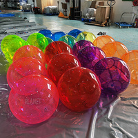 Grande boule transparente décorative de sphères boule de PVC boule claire gonflable pour la décoration de partie