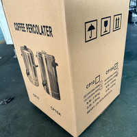 Cafetière percolateur commerciale en acier inoxydable CP10A et urne à eau chaude 10L-idéale pour les événements de restauration