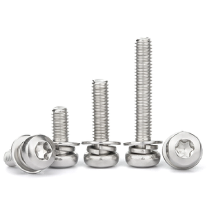 Vis à tête cylindrique Torx à <span class=keywords><strong>six</strong></span> lobes en acier au carbone zingué avec rondelle M3 X 16mm M4 M5 M6 M8 Vis à trois combinaisons - Product Image 6