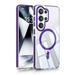 Funda Magnética Transparente Ultrafina Serie S26 en Dorado, Naranja, Negro y Cristalino para <span class=keywords><strong>Samsung</strong></span> S26 - Product Image 6