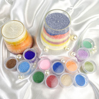 Vente en gros Nouveau Design Parfum Non Toxique Granulé Sable Coloré DIY Bougie Parfumée Sable Cire