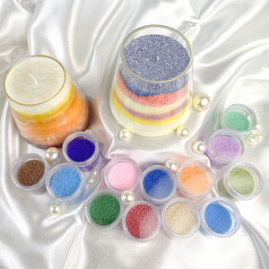 Ingrosso nuova fragranza di Design Non tossica granulato di sabbia colorata candela profumata <span class=keywords><strong>da</strong></span> <span class=keywords><strong>te</strong></span> cera di sabbia - Product Image 4