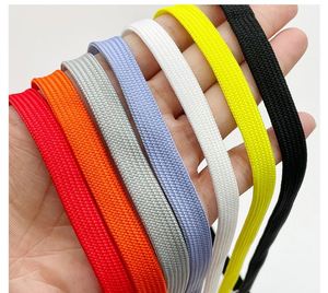 Cordon plat en polyester double couche à âme creuse de 10 mm, 200 couleurs, pour bricolage, idéal pour cordons de chutes, cordons de serrage, cordons de chapeaux, ceintures et lacets - Product Image 1